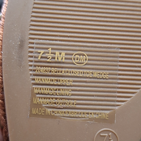 Maurices NEW Preppy Brown Vegan Leather Platform Wedge Heels Size 7.5 - Picture 14 of 15